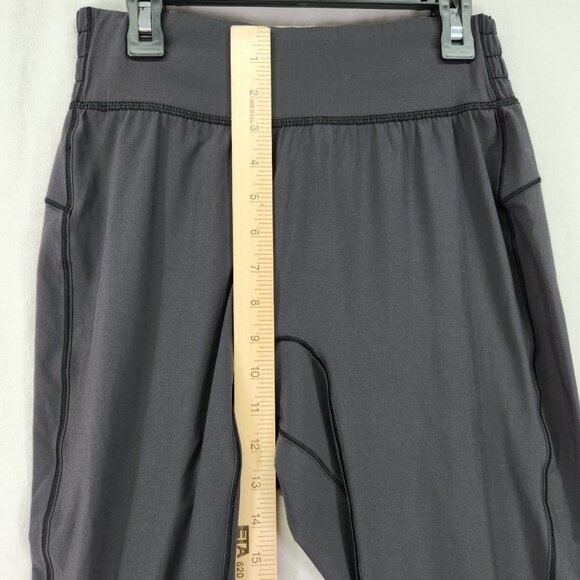 Lululemon Joggers Legging Women's 4 Black Active Pants High Rise - Picture 4 of 10